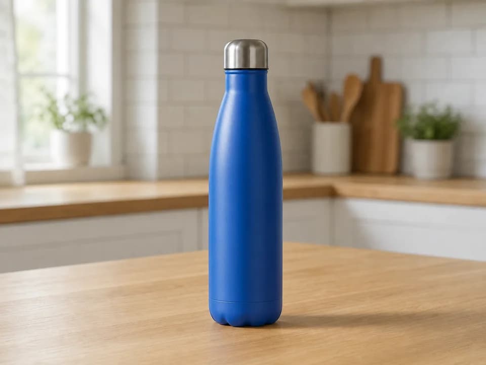 Original blue product bottle